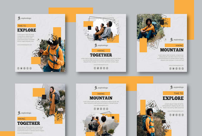 design modern canva posts for facebook, instagram, or tiktok